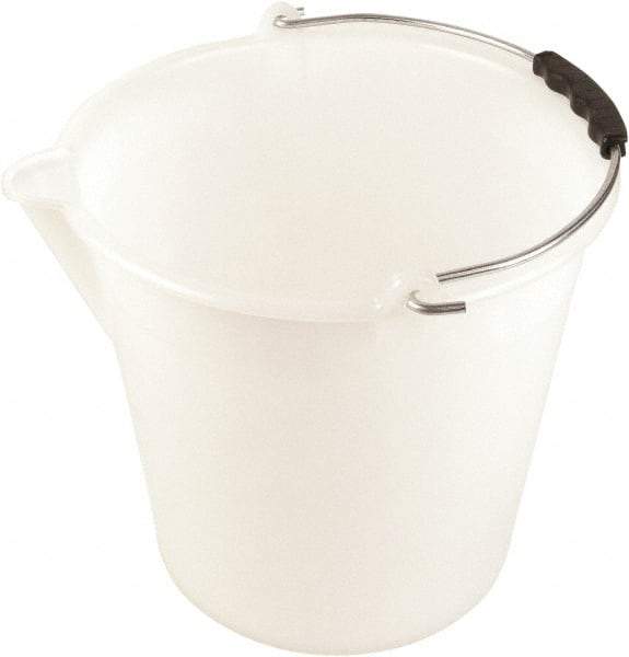 Dynalon Labware - 2-3/8 Gal Translucent Tapered Conical Polyethylene Bucket - 11" High x 9-13/16" Diam - Makers Industrial Supply