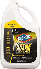 Clorox - 128 oz Bottle Liquid Bathroom Cleaner - Clean Floral Scent, Disinfectant, Urinals, Carpet, Upholstery & Concrete - Makers Industrial Supply