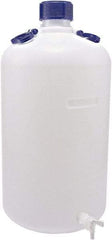 Dynalon Labware - 50,000 mL Carboy - Polyethylene, Translucent, 14.4" High x 13.8" Diam - Makers Industrial Supply