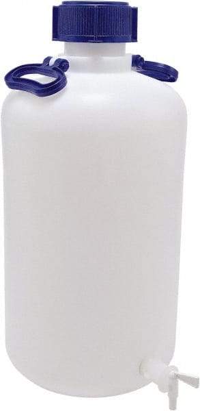 Dynalon Labware - 25,000 mL Carboy - Polyethylene, Translucent, 11" High x 11" Diam - Makers Industrial Supply