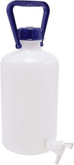 Dynalon Labware - 5,000 mL Carboy - Polyethylene, Translucent, 6.4" High x 6.7" Diam - Makers Industrial Supply