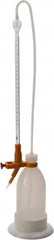 Dynalon Labware - 10 ml Borosilicate Glass Burette, Polyethylene Bottle Titrating Burette - 4-39/64" Diam x 22-7/16" High - Makers Industrial Supply