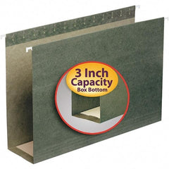 SMEAD - 9-1/2 x 14-1/2", Legal, Standard Green, Hanging File Folder - 11 Point Stock - Makers Industrial Supply