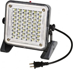 Value Collection - 120 Volt, 10 Watt, Electric, LED Portable Floor Work Light - 10' Cord, 1 Head, 750 Lumens, ABS - Makers Industrial Supply