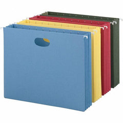 SMEAD - 12-1/4 x 9-1/2", Letter Size, Assorted Colors, Hanging File Folder - 11 Point Stock - Makers Industrial Supply