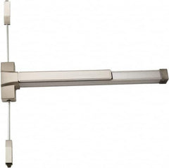 Ability One - Nonhanded, Heavy Duty Vertical Rod - Satin Stainless Steel Finish - Makers Industrial Supply