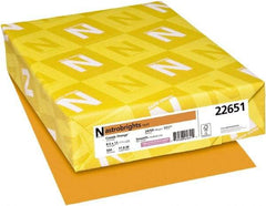 Neenah Paper - Cosmic Orange Colored Copy Paper - Use with Laser Printers, Inkjet Printers, Copiers - Makers Industrial Supply