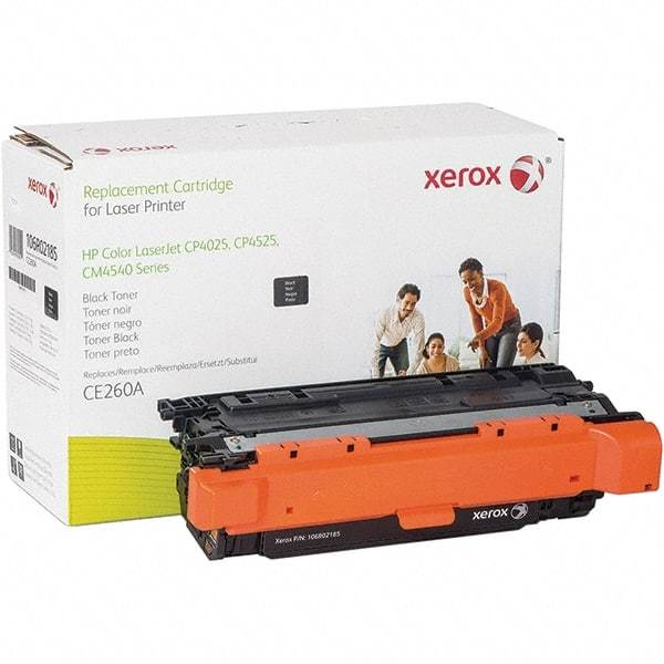 Xerox - Black Toner Cartridge - Use with HP Color LaserJet CP4025, CP4525, CM4540 - Makers Industrial Supply