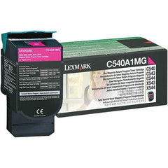 Lexmark - Magenta Toner Cartridge - Use with Lexmark C540n, C543dn, C544dn, C544dtn, C544dw, C544n, C546dtn, X543dn, X544dn, X544dtn, X544dw, X544n, X546dtn - Makers Industrial Supply