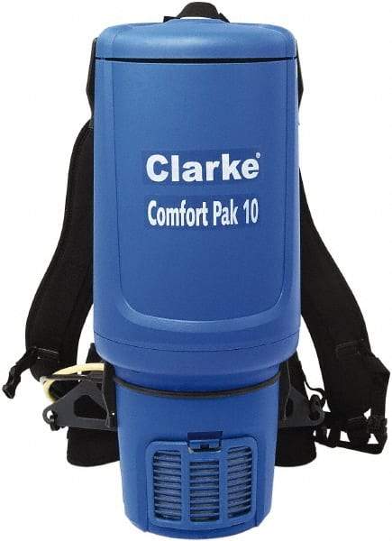 Clarke - Backpack Vacuum Cleaner - 120 Volts, 10 Amps, Accessories Included - Makers Industrial Supply