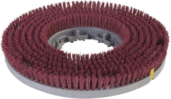 Carlisle - Rotary Brush - 19" Machine, 1-1/2" Trim Length, Red Pad, Nylon - Makers Industrial Supply