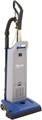 Clarke - Single Motor Upright Vacuum Cleaner - 14-1/2" Cleaning Width, 9" Amps, Ergonomic Handle - Makers Industrial Supply