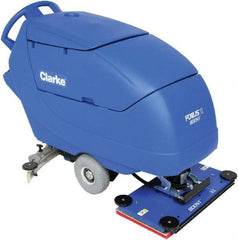 Clarke - 32" Cleaning Width, Battery Powered Floor Scrubber - 0.75 hp, 2,250 RPM, 23 Gal Tank Capacity - Makers Industrial Supply