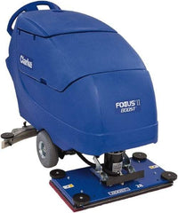 Clarke - 28" Cleaning Width, Battery Powered Floor Scrubber - 0.75 hp, 2,250 RPM, 23 Gal Tank Capacity - Makers Industrial Supply