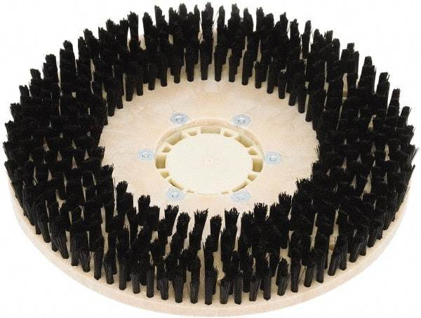 Clarke - 34" Diam Scrubbing Brush - 17" Machine, Black Pad, Nylon - Makers Industrial Supply