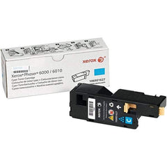 Xerox - Cyan Toner Cartridge - Use with Xerox Phaser 6010 - Makers Industrial Supply