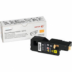 Xerox - Yellow Toner Cartridge - Use with Xerox Phaser 6010 - Makers Industrial Supply