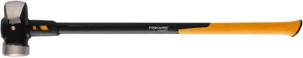 Fiskars - 10 Lb Head, 36" Long Sledge Hammer - Steel Head, Steel Handle with Grip - Makers Industrial Supply