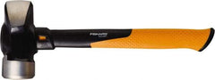 Fiskars - 4 Lb Head, 14" Long Sledge Hammer - Steel Head, Steel Handle with Grip - Makers Industrial Supply