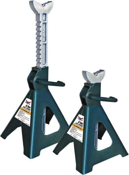 Safeguard - 12,000 Lb Capacity Jack Stand - 15-3/4 to 24-3/8" High - Makers Industrial Supply