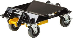 Omega Lift Equipment - 4 Wheel, 2,000 Lb Capacity, One Pair Dolly without Handle - 4" Casters, 10 to 36" Polyurethane Mold on Polyetyhylene Wheels - Makers Industrial Supply