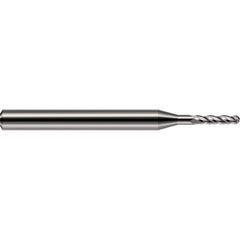 Harvey Tool - 5/64" Diam, 15/64" LOC, 2 Flute Solid Carbide Ball End Mill - Exact Industrial Supply