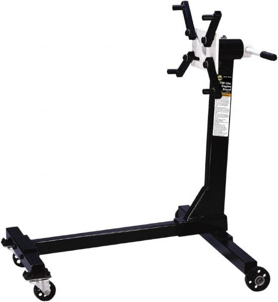 Omega Lift Equipment - 750 Lb Capacity Engine Repair Stand - 36-3/4 to 36-3/4" High, 31-1/2" Chassis Width x 31-1/2" Chassis Length - Makers Industrial Supply