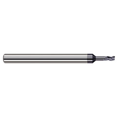 Harvey Tool - Square End Mills; Mill Diameter (Decimal Inch): 0.1000 ; Length of Cut (Decimal Inch): 0.1500 ; Material: Solid Carbide ; Finish/Coating: AlTiN ; Shank Diameter (Inch): 1/8 ; Single or Double End: Single - Exact Industrial Supply