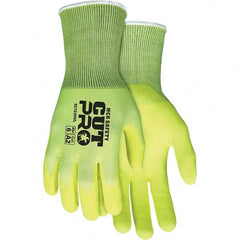 MCR Safety - Size S, ANSI Cut Lvl A2, Puncture Lvl 3, Abrasion Lvl 6, Foam Nitrile Coated Cut & Puncture Resistant Gloves - Makers Industrial Supply