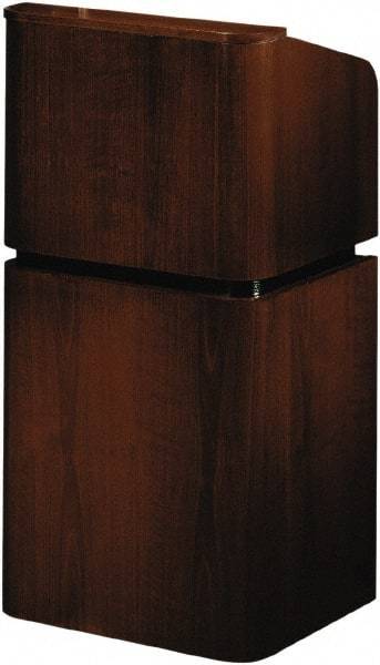 Oklahoma Sound - Wood Full Floor Lectern - 20-1/2" Deep x 24" Wide x 48" High - Makers Industrial Supply