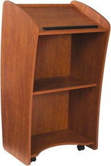 Oklahoma Sound - Wood Full Floor Lectern - 21" Deep x 24" Wide x 46" High - Makers Industrial Supply