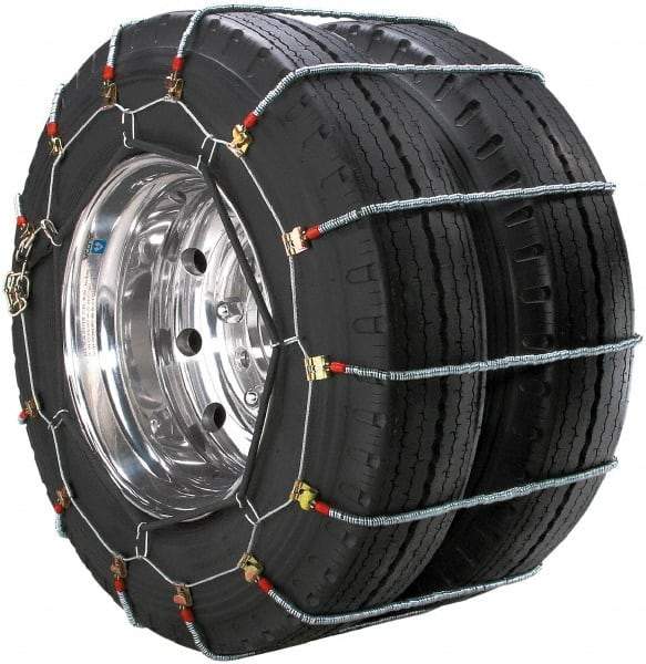 Peerless Chain - Dual Axle Tire Chains - For Use with 11.5-22.5, 275/80-24.5, 285/75-24.5, 295/75-24.5, 305/80-22.5 - Makers Industrial Supply