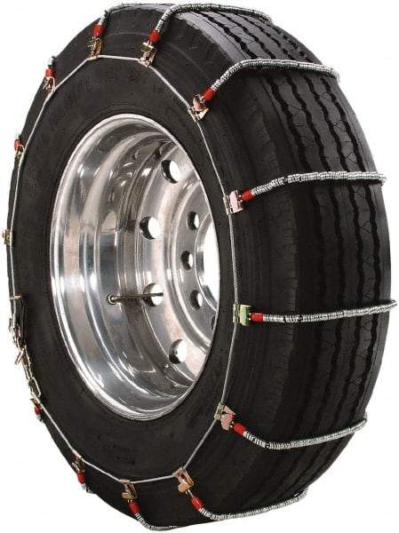 Peerless Chain - Single Axle Tire Chains - For Use with 11.5-22.5, 275/80-24.5, 285/75-24.5, 295/75-24.5, 305/80-22.5 - Makers Industrial Supply