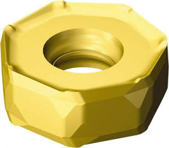 Sandvik Coromant - 745R2109 Grade 4230 Carbide Milling Insert - TiCN/Al2O3/TiN Finish, 9mm Thick, 21mm Inscribed Circle, 1mm Corner Radius - Makers Industrial Supply