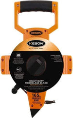 Keson - 165' x 1/2" Tape Measure - 1/8" Graduation - Makers Industrial Supply