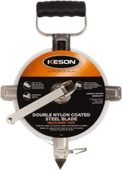 Keson - 200' x 3/8" Tape Measure - 1/8" Graduation - Makers Industrial Supply