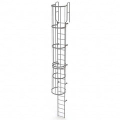 TRI-ARC - Rolling & Wall Mounted Ladders & Platforms Type: Fixed Ladder Style: Safety Cage - Makers Industrial Supply