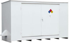 Enpac - Outdoor Safety Storage Buildings Number of Drums: 12 Fire Rated: Yes - Makers Industrial Supply