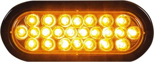 Buyers Products - 6 Flash Rate, Recessed Mount Emergency Strobe Light Assembly - Powered by 12 to 24 Volts, Amber - Makers Industrial Supply