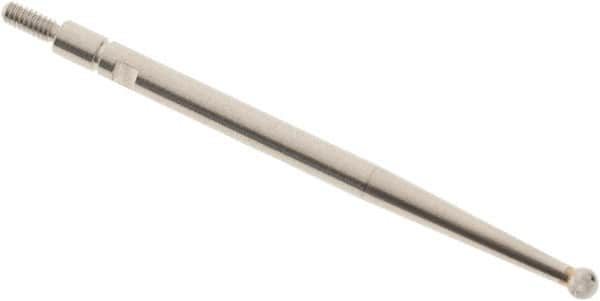 SPI - 2mm Ball Diam, Carbide, Ball Test Indicator Contact Point - 1.45" Contact Point Length, Use with Interapid Test Indicators - Makers Industrial Supply