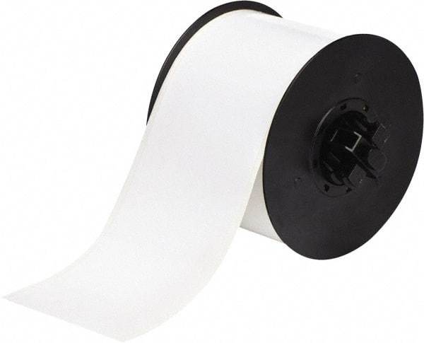 Brady - 3" Wide x 1,200" Long, White Vinyl Tape - For BBP30 Label Printer, BBP33 Label Printer, BBP35 Multicolor Sign & Label Printer, BBP37 Color & Cut Sign & Label Printer, BradyPrinter S3100, BBP31 Sign & Label Printer - Makers Industrial Supply