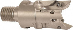 Millstar - VCGT Series ASON, Right Hand Cut, 50mm Head Length, Modular Milling Cutting Unit Head - 32mm Cutting Diam, 1/8" Depth of Cut, Universal Insert Size - Makers Industrial Supply