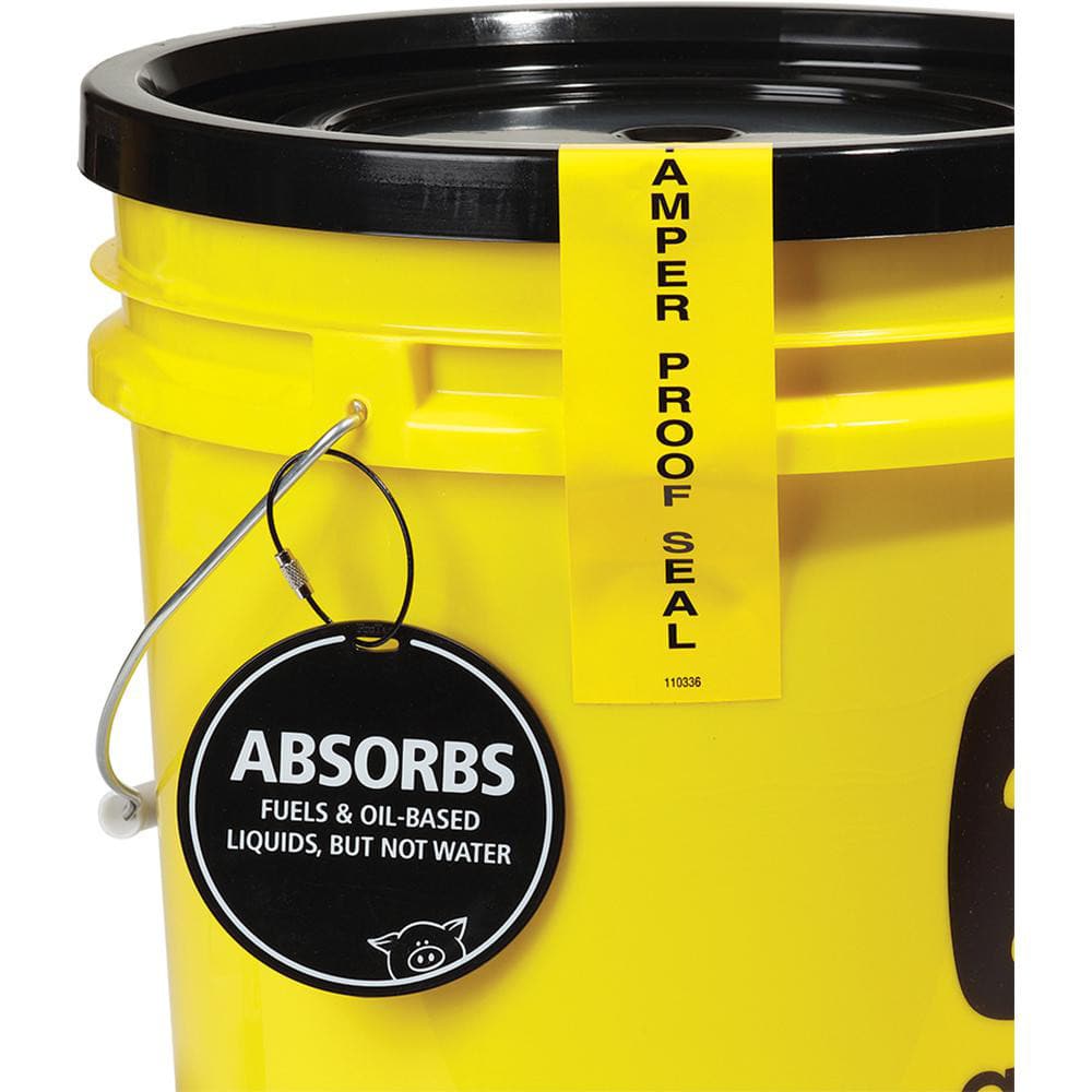 Spill Kits; Kit Type: Oil Based Liquids Spill Kit; Container Type: Bucket; Container Size (Lb.): 5 gal; Absorption Capacity: 4.3 gal; Color: Hi-Vis Yellow; Portable: Yes; Capacity per Kit (Gal.): 4.3 gal