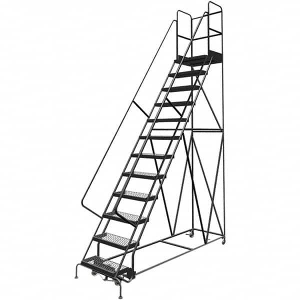 TRI-ARC - Rolling & Wall Mounted Ladders & Platforms Type: Rolling Warehouse Ladder Style: Rolling Platform Ladder - Makers Industrial Supply