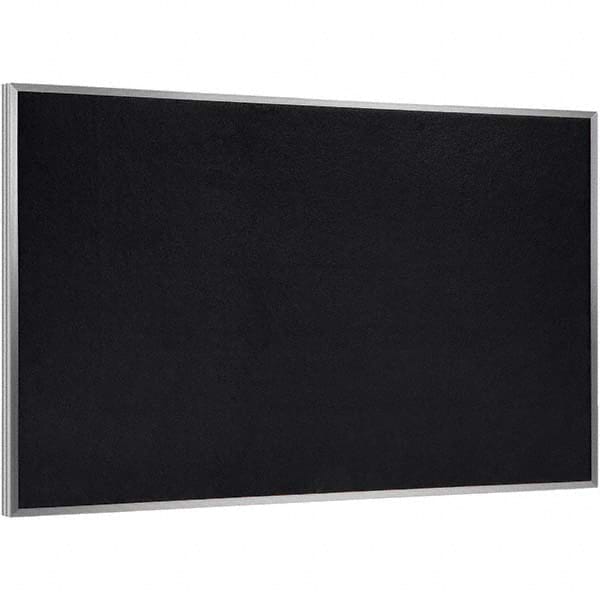 Ghent - Cork Bulletin Boards Style: Recycled Rubber Tack Bulletin Board Color: Black - Makers Industrial Supply