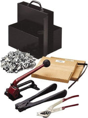 Nifty Products - Strapping Kits Type: Portable Strapping Kit Contents: (2)Steel Coils; Galvanized Steel Seals; Steel Cutter; 3/4" Crimper - Makers Industrial Supply