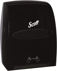 Scott - Hands Free, Plastic Paper Towel Dispenser - 16.13" High x 12.63" Wide x 10.2" Deep, 1 Roll, Smoke (Color) - Makers Industrial Supply