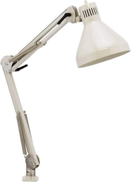 O.C. White - 43 Inch, Spring Suspension, Clamp on, LED, Shadow White, General Purpose Task Light - 250 Watt, 120 Volt, Nonmagnifying - Makers Industrial Supply