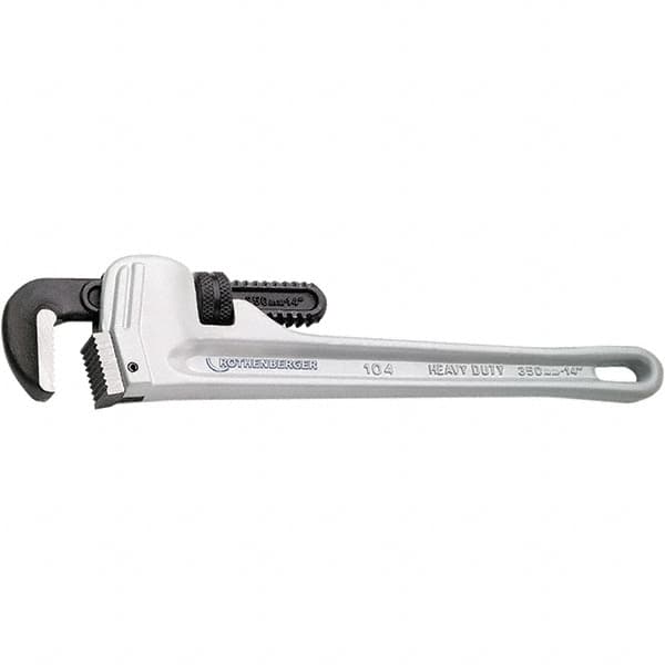 Rothenberger - Pipe Wrenches Type: Cast Aluminum Pipe Wrench Maximum Pipe Capacity (Inch): 5 - Makers Industrial Supply