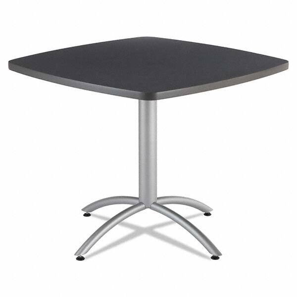 ICEBERG - Stationary Tables Type: Breakroom Material: Melamine Laminate - Makers Industrial Supply